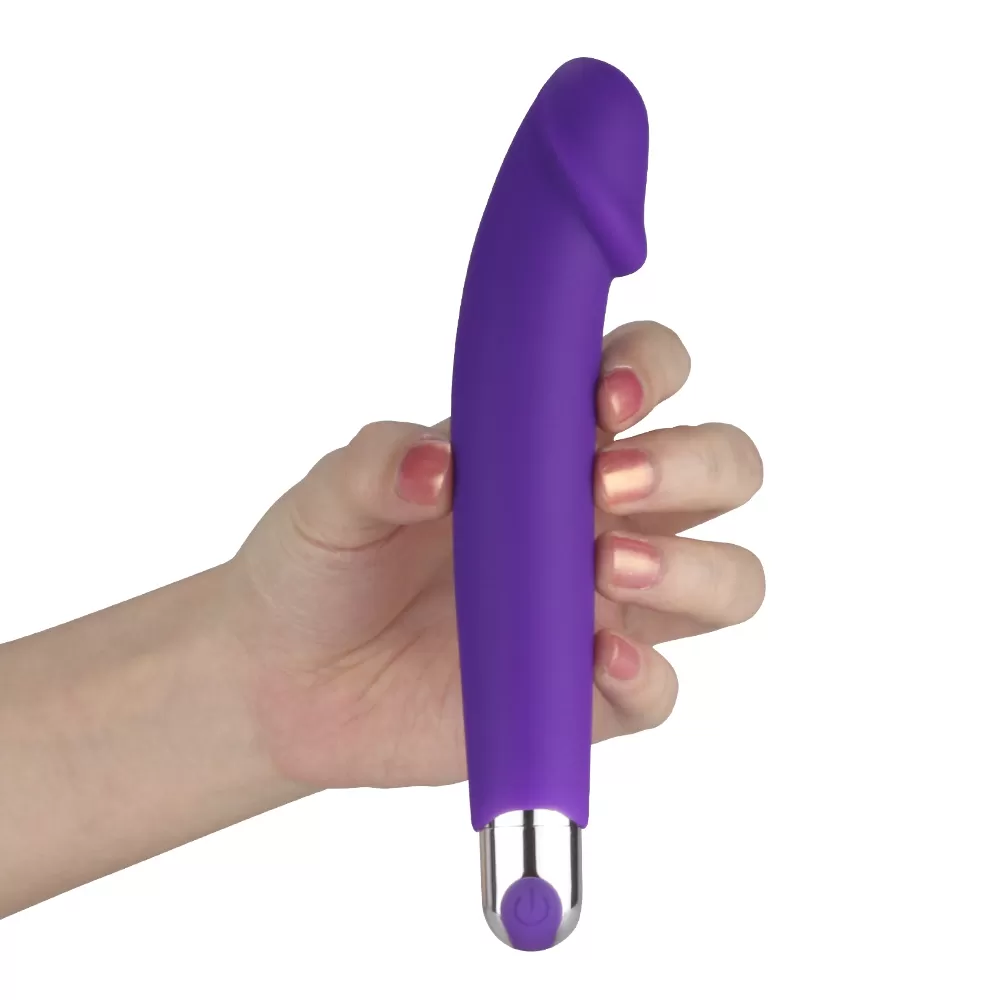 10 Modlu Şarjlı Dildo Vibratör - Rechargeable IJOY Silicone Dildo