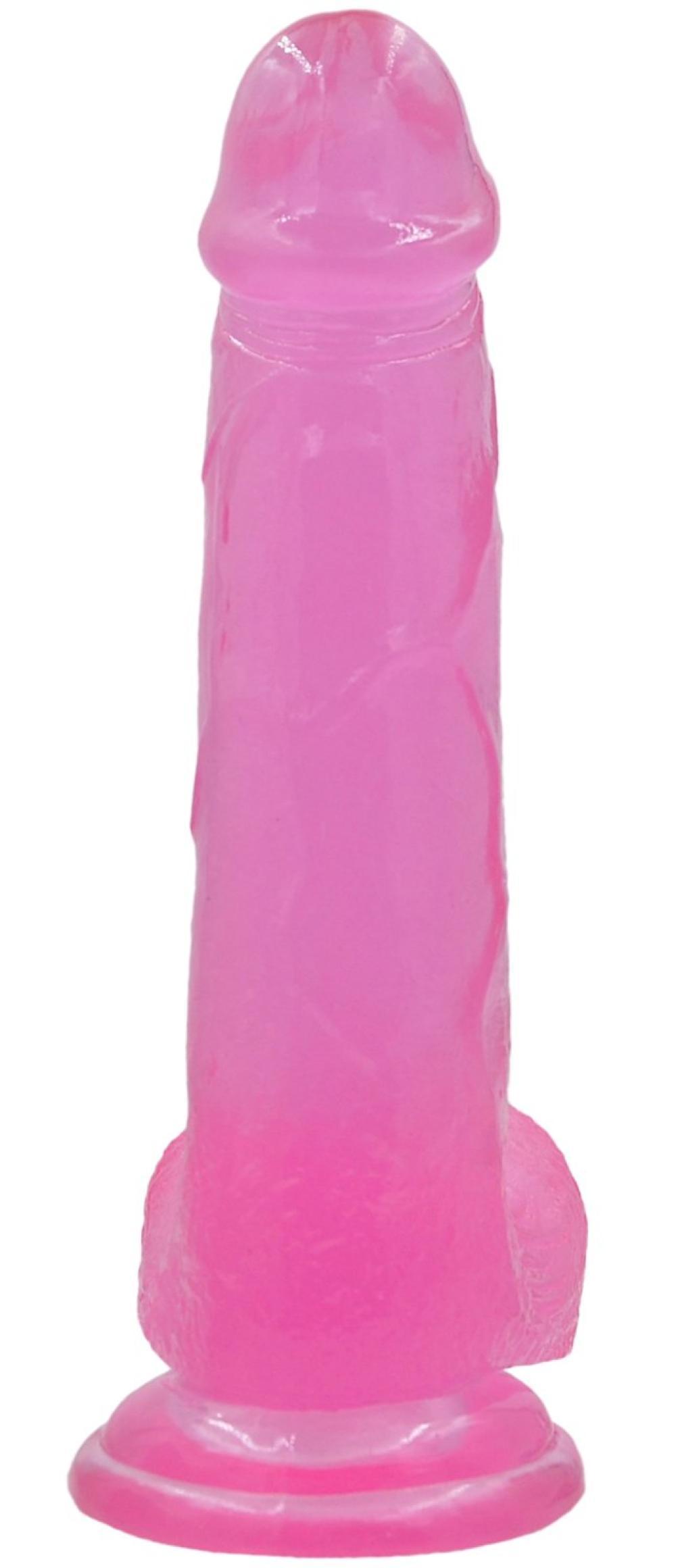 20 CM Jel Dokulu Yumuşak Dildo Penis - Jelly Studs Crystal Dildo Large