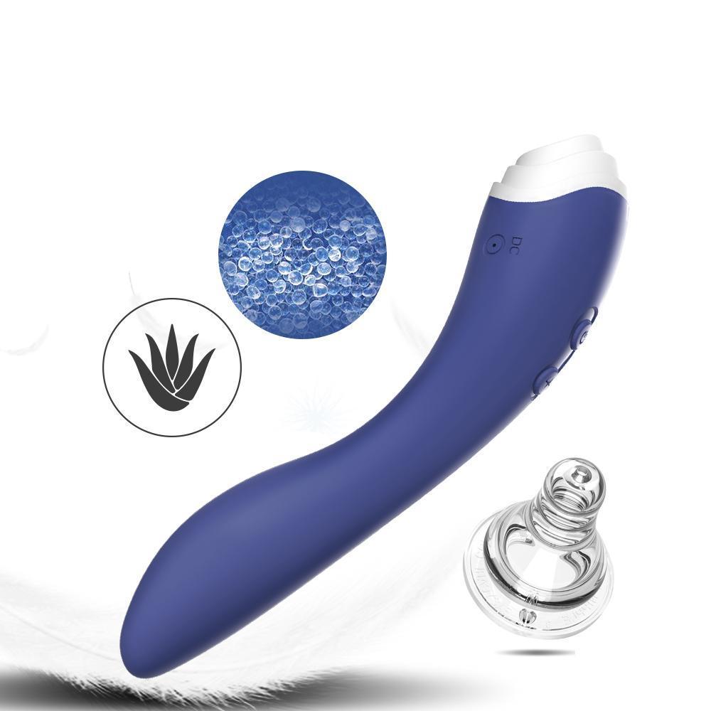 FAIRYLAND 9+9 Modlu Klitoris ve G-Spot Uyarıcı 2 in 1 Dil Vibratör - Saxe