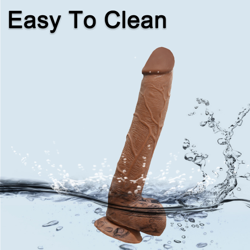 Foreskin Perfection Dildo 28 CM - Çift Katmanlı Gerçekçi Kayar Deri Ultra Yumuşak Realistik Melez Yapay Penis Vibrator