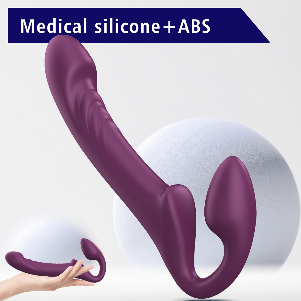 PRIME TOYS Alice Şarjlı Uzaktan Kumandalı Rotasyon Hareketli Çift Taraflı Strapless Strapon Vibratör