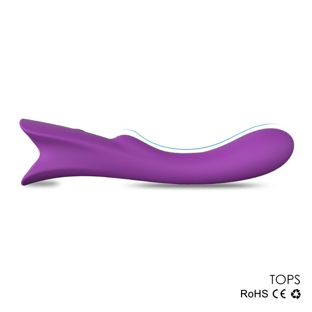 TOPS Anal ve G Nokta Uyarıcı Su Geçirmez Wand Massager Vibratör Dildo