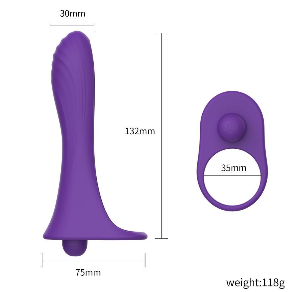 WICKY PRO Kablosuz Kumandalı Şarjlı Ultra Güçlü Titreşimli G-Spot Uyarıcı Penis Halkası