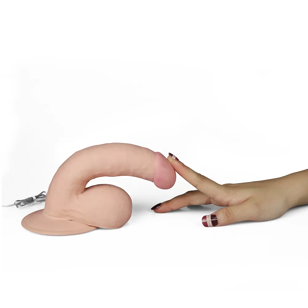 19 CM Geliştirilmiş Doku Ultra Yumuşak Titreşimli Realistik Penis - The Ultra Soft Dude