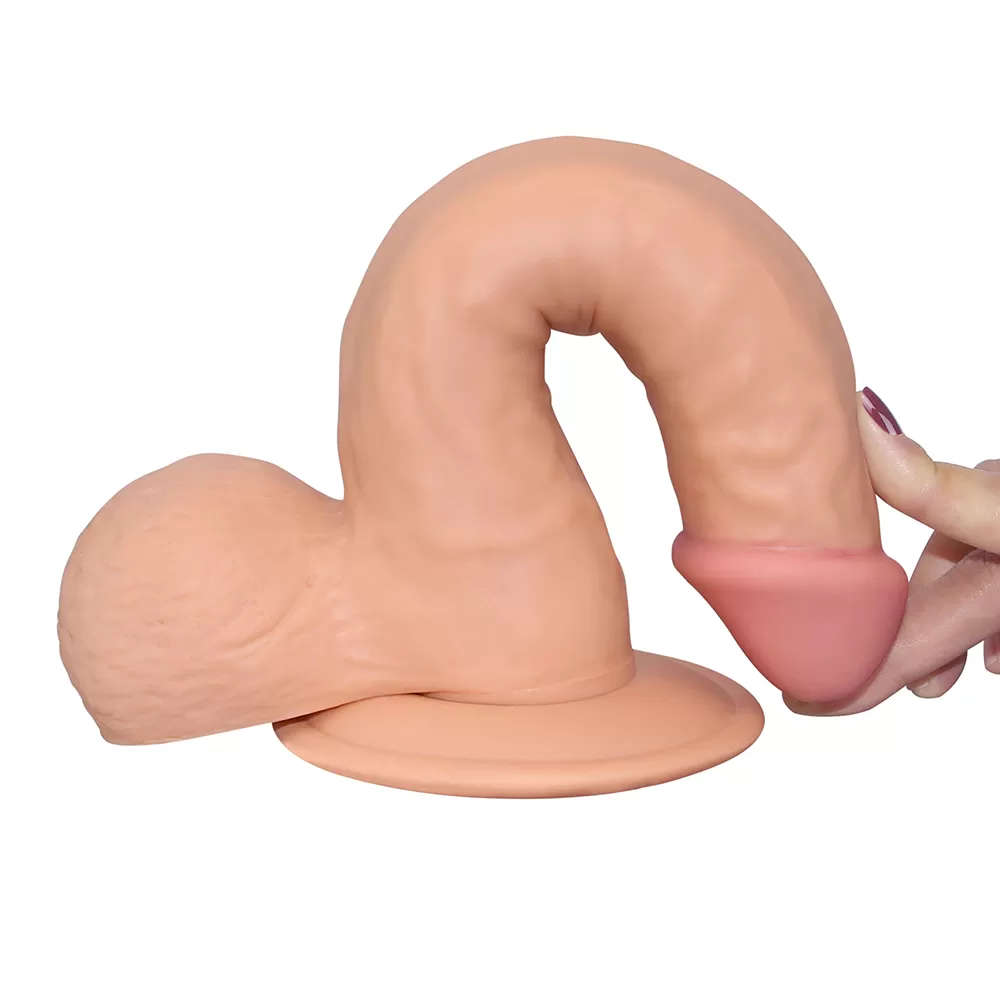 22 CM Geliştirilmiş Doku Ultra Yumuşak Realistik Penis - The Ultra Soft Dude