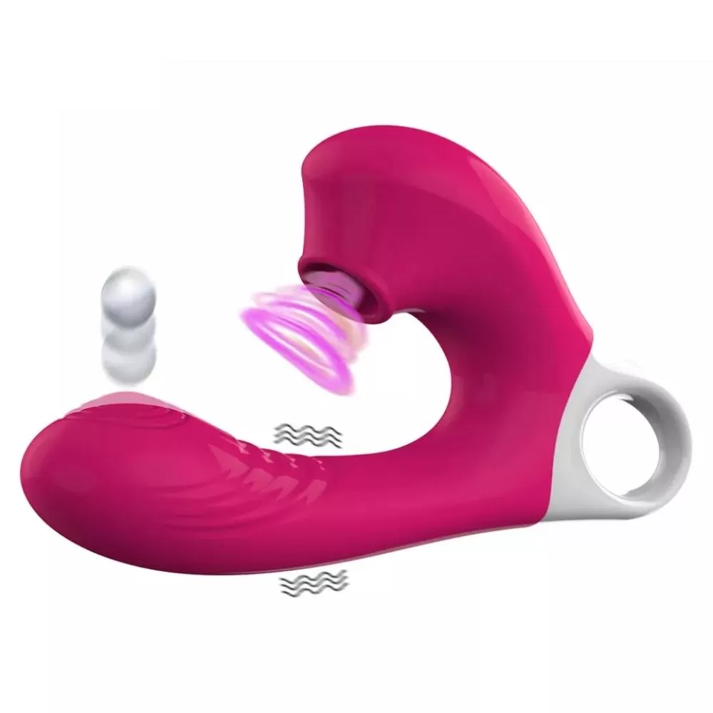 AIWEI PRO G-Spot Tapping ve Klitoris Emiş Güçlü 2 in 1 Vibratör