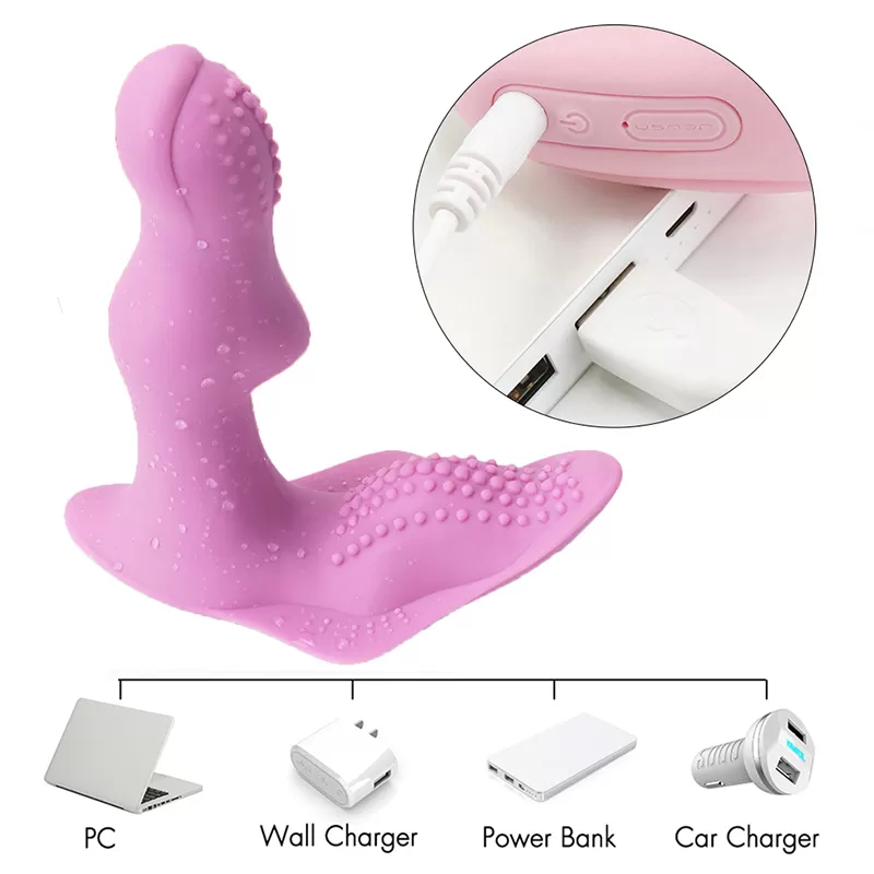 BUTTERFLY Kablosuz Kumandalı 3 in 1 Giyilebilir Panty Vibratör