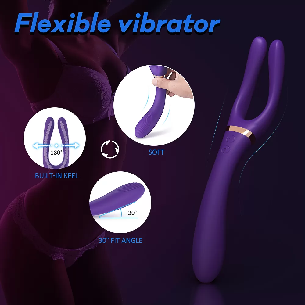 CERSEI Çiftler İçin Çok Fonksiyonlu G-Spot Uyarıcı 2 in 1 Vibratör