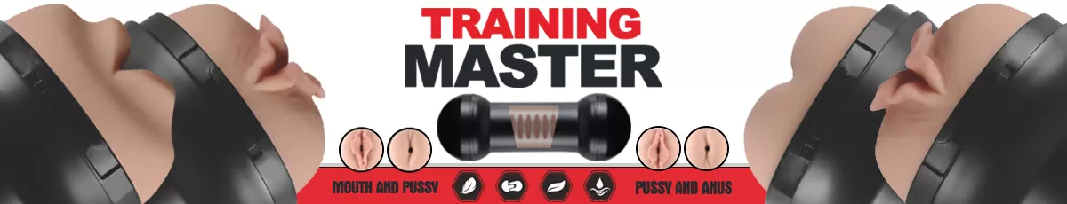 Çift Taraflı Anal Vajinal Mastürbatör - Training Master