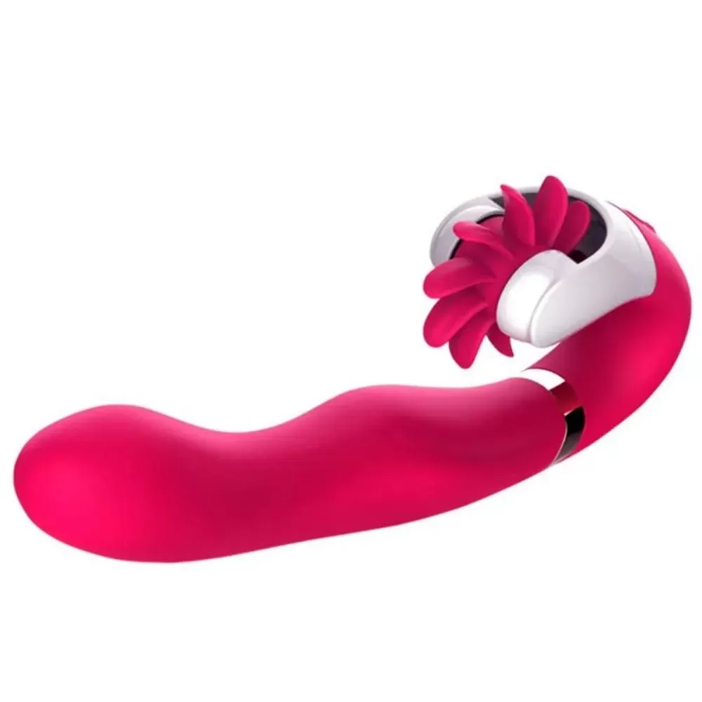 FLIRT Dönebilen Dil Klitoris Uyarıcı ve G-Spot Uyarıcı 2 in 1 Vibratör