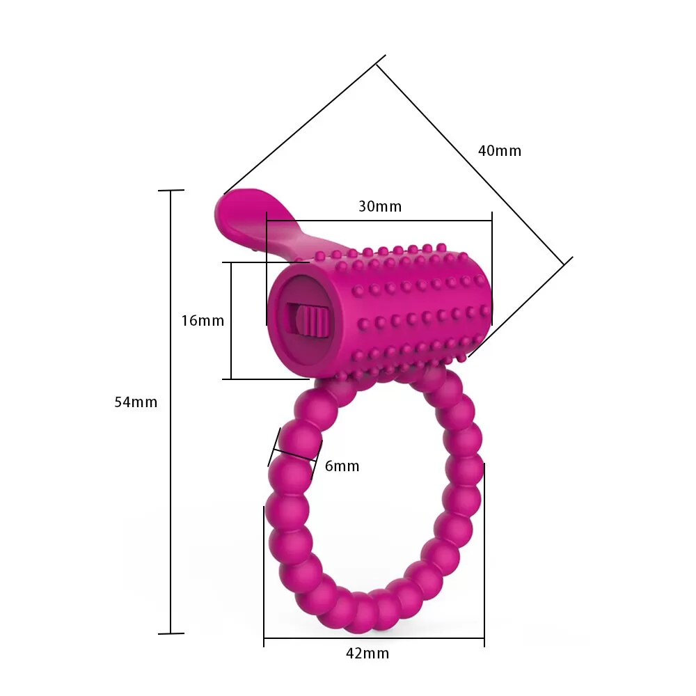 Klitoris Uyarıcı Titreşimli Penis Halkası