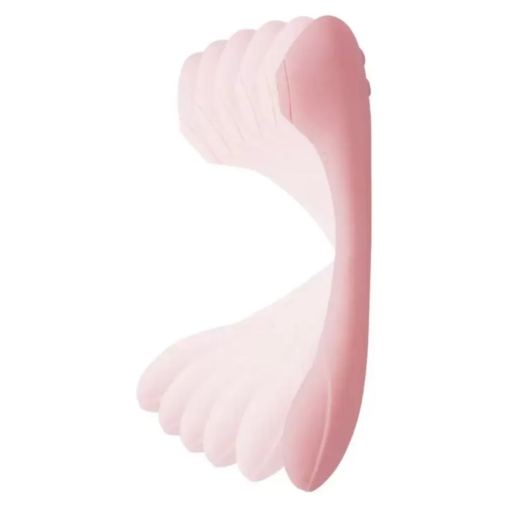 MILRA Şarjlı G-Spot Uyarıcı ve Klitoris Emiş Güçlü Kıkırdaklı Bükülebilir Vibratör - Pembe