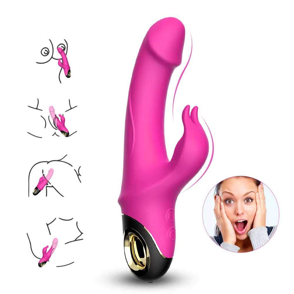 PRIME TOYS Meteror Manyetik Şarjlı Klitoris ve G Spot Uyarıcı 360° Rotasyonlu Rabbit Vibratör