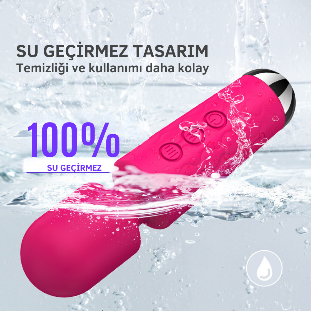 PRIME TOYS Artemis Çok Güçlü Titreşimli Masaj Vibratör Göğüs ve Klitoris Uyarıcı Wand Massager