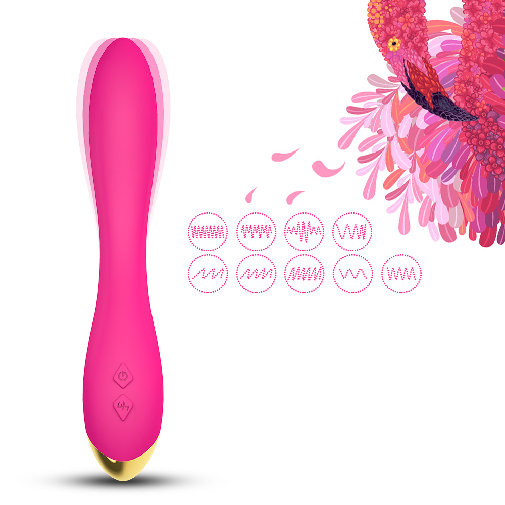 PRIME TOYS Flamingo Şarjlı Esnek G Spot Uyarıcı Çok Açılı Vibratör - Pembe