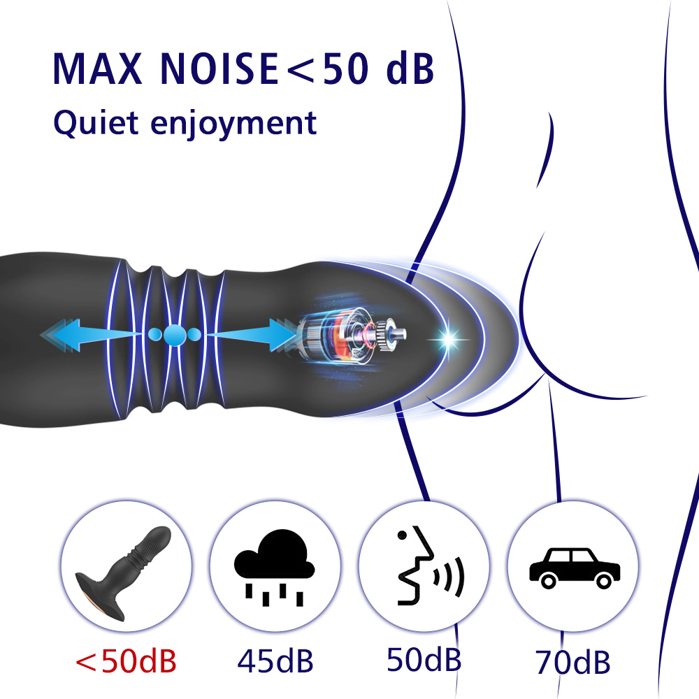 PRIME TOYS Roy Şarjlı Uzaktan Kumandalı İleri Geri Hareketli Prostat Masaj Anal Uyarıcı Vibratör