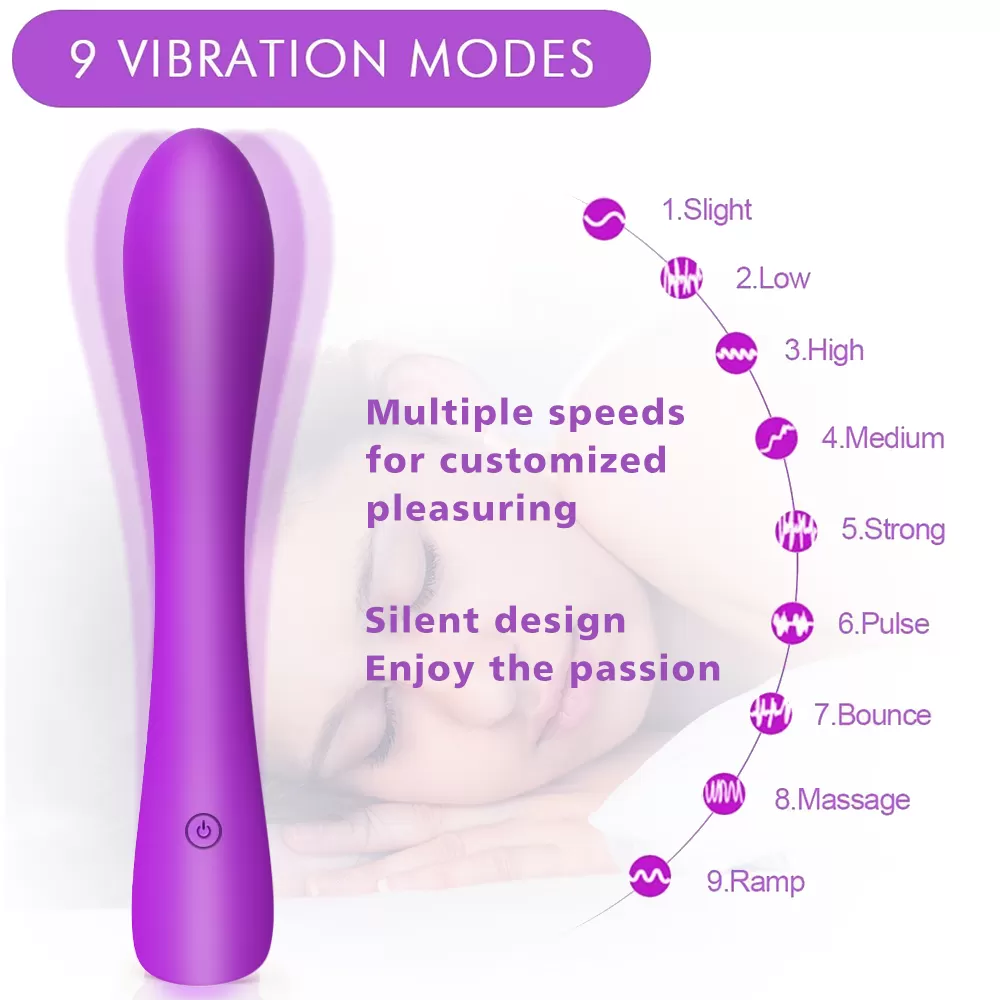 TOP Anal ve G Nokta Uyarıcı Su Geçirmez Wand Massager Vibratör Dildo