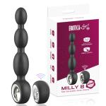 PRIME TOYS Milly Şarjlı Uzaktan Kumandalı Tutma Aparatlı Prostat Uyarıcı Boncuk Anal Vibratör